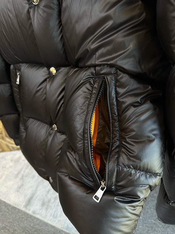 ハイクオリティダウンジャケット素材ディテール